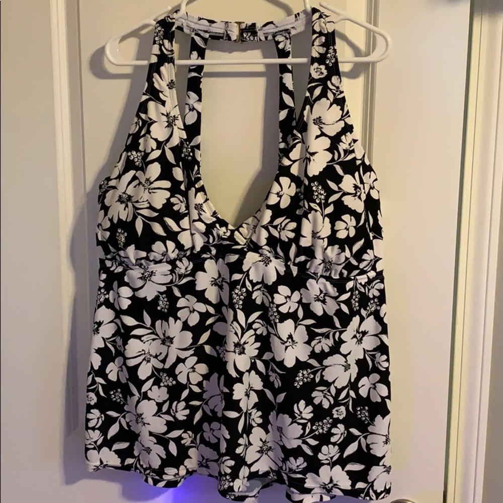 Plus size swim top